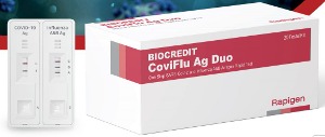 래피젠콤보키트(코로나+독감)겸용키트BIOCREDIT CoviFlu Ag Duo(20T) (5월20일이후 입고예정)